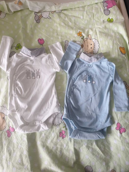 Панталонки за бебе памучни нови , стават за подарък, ромпър, боди