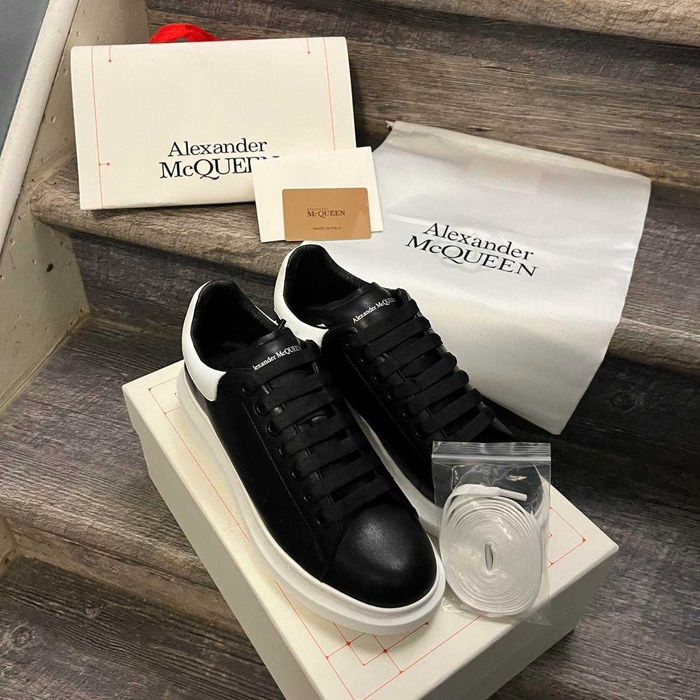 #DOAR 379,99# Alexander McQUEEN Sneakers Black White Editie Limitata