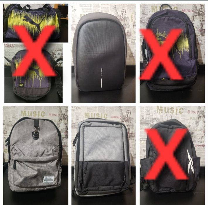 Раници XD Design с аксесоари, RayanAir travel bags