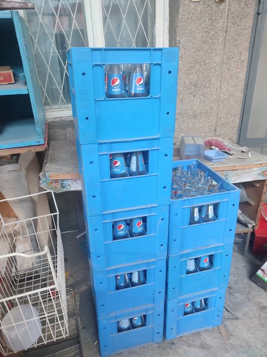 Tara pepsi yashik butilkasi bilan, тара пепси