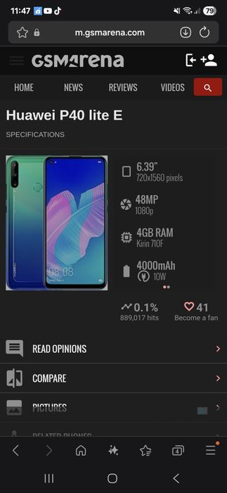 Huawei P40 Lite E