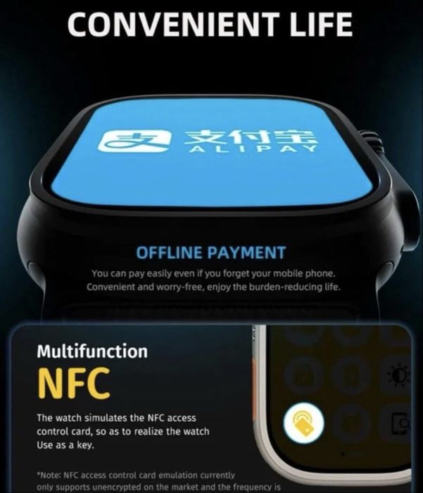 T900 Ultra Смарт часовник NFS FITNESS WATERPROOF