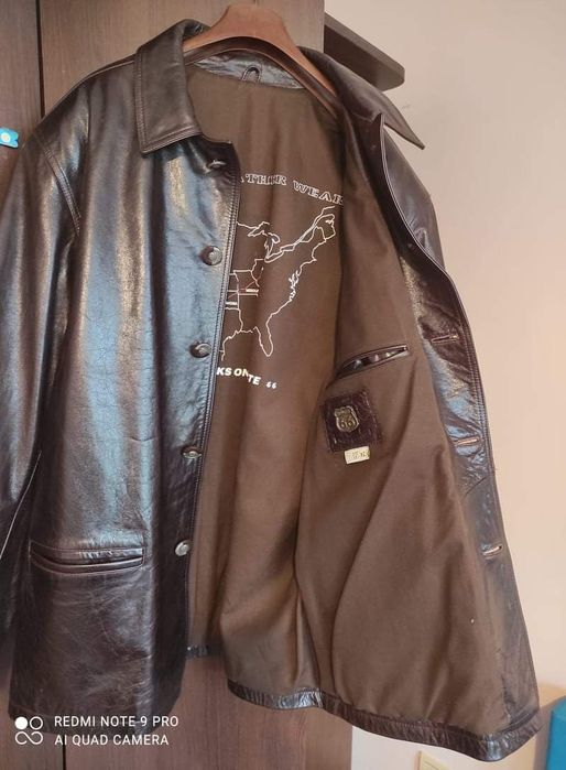 Route 66 мъжко кожено  яке