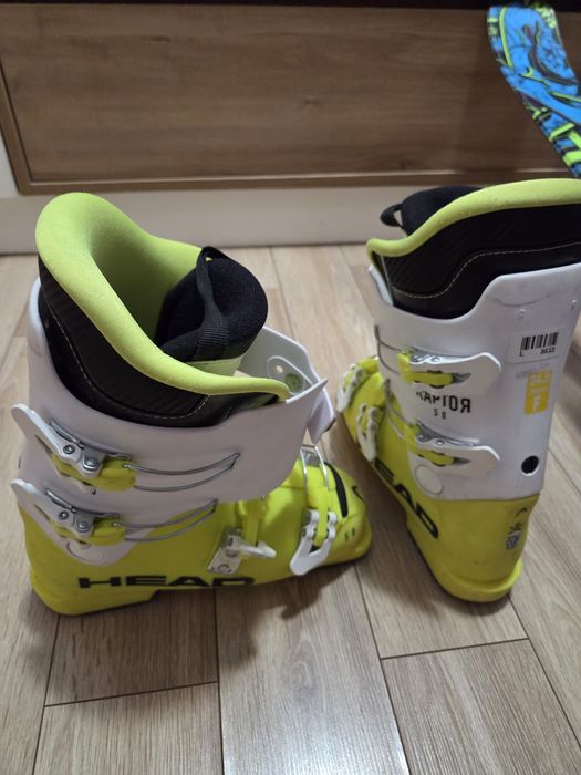 Skiuri copii K2 139cm si clapari Head 24,5cm