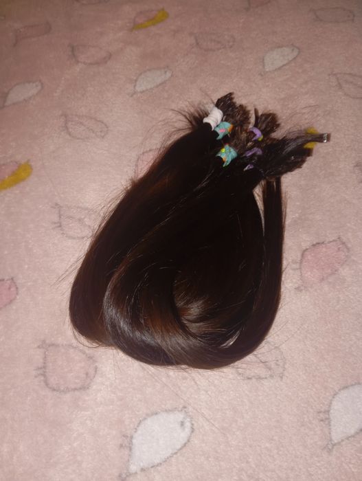 Продам волосы темный шоколад