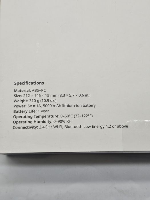 Stație meteo SwitchBot Home cu cerneală electronică
