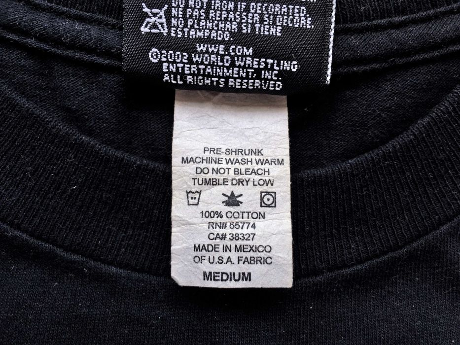 VINTAGE 2002 WWE™ BILL GOLDBERG 100% U.S.A. Cotton Men's Tee — M