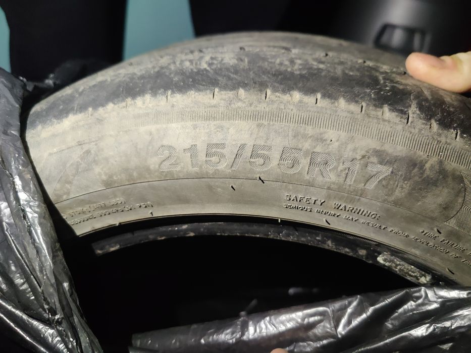 215 55 R17 2шт лето