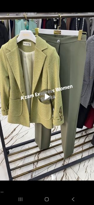 Ayollar Kastyum shimi kastyum matosi drap