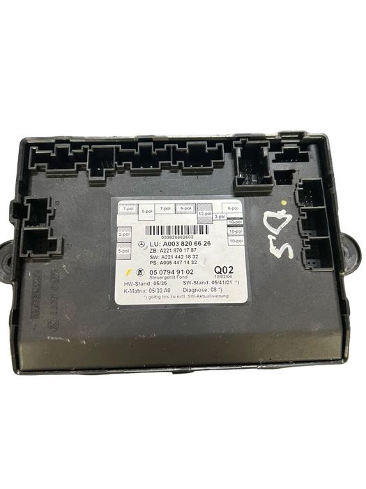Modul Usa Dreapta Spate Mercedes-Benz S-Class Ii W221, C215 2005 - 2013 A0038206626