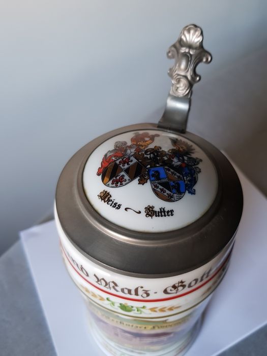 Halbă bere ceramică