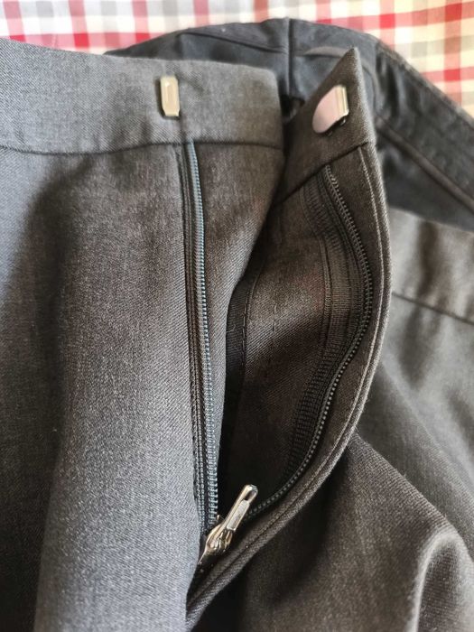 Pantaloni Hugo Boss Lenon Wool Blend Suit Trousers Size 48 Lana