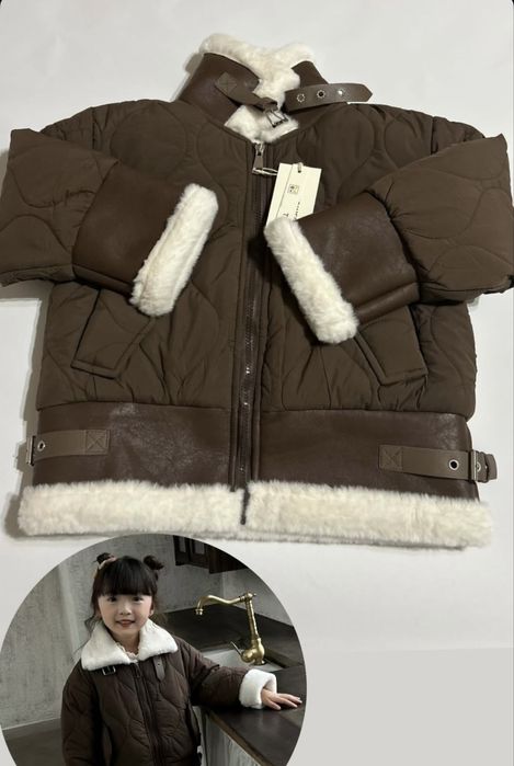 Продам детскую куртку дубленку на девочку