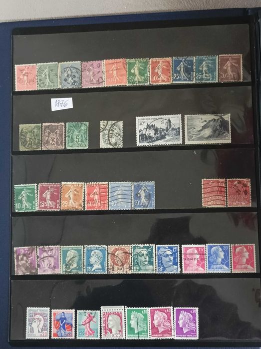 Пощенски марки от Царство България, Немски Райх,Стара Австрия, Франция