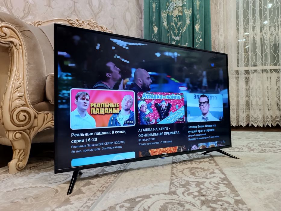 ТЕЛЕВИЗОР Смарт ТВ 109см DENN Android.