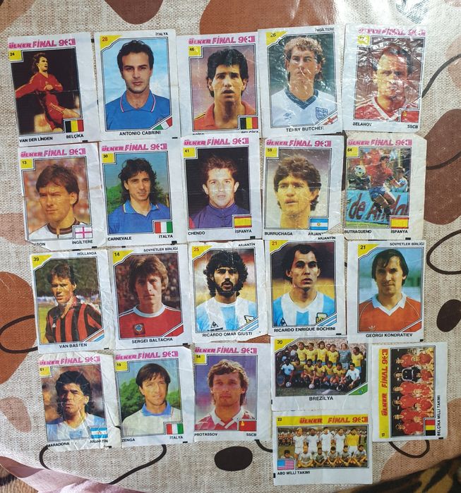 Футболни картинки от дъвки турбо