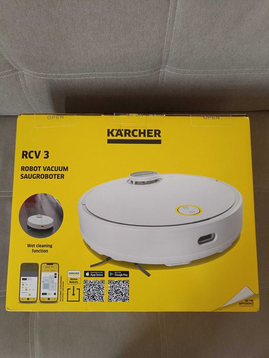 Прахосмукачка робот Karcher RCV 3 за сухо и мокро почистване