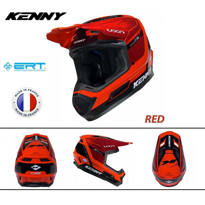 Кросова каска KENNY PERFORMANCE 2026, Full Face Сертифицирана, ФРАНЦИЯ