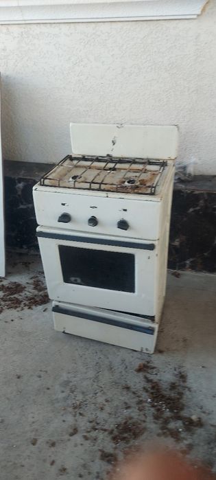 Газ плита в рабочем состоянии