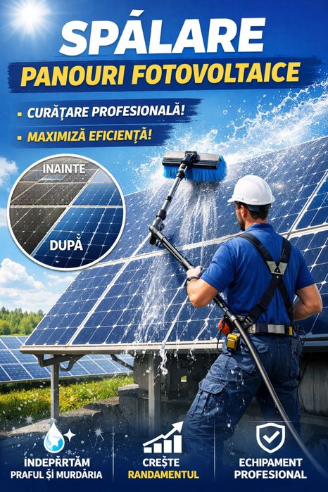 Spalare Panouri Fotovoltaice