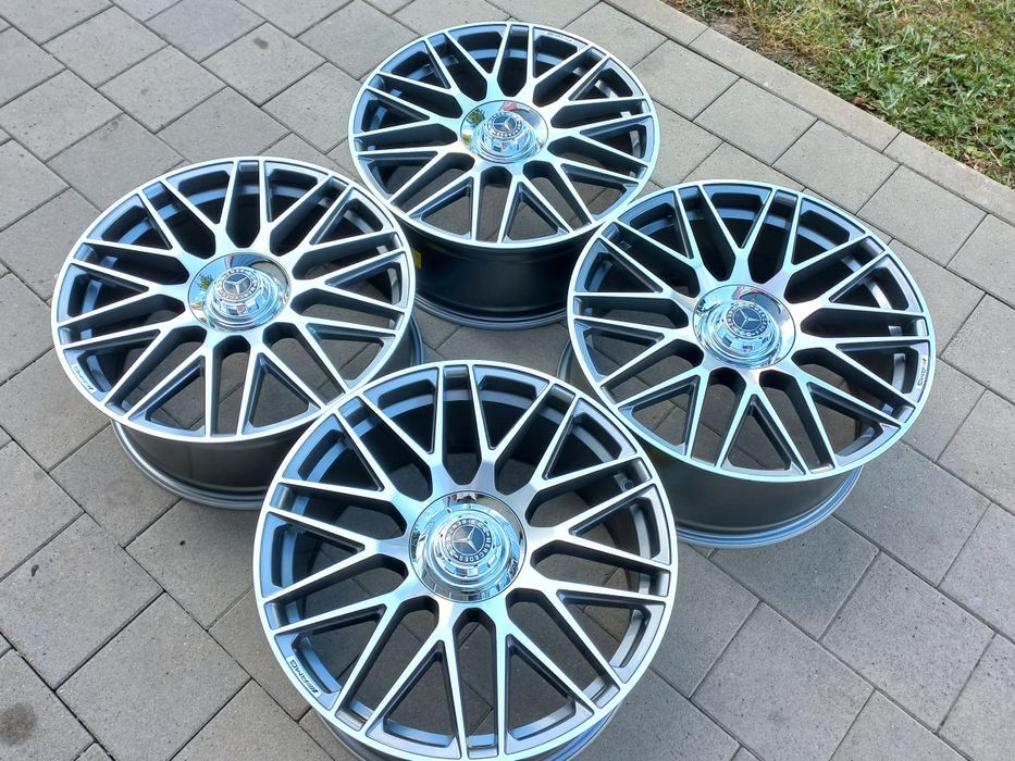 20.Mercedes ///AMG 8.5j et45 9.5j et40 Sport Paket Black Matt Polish l