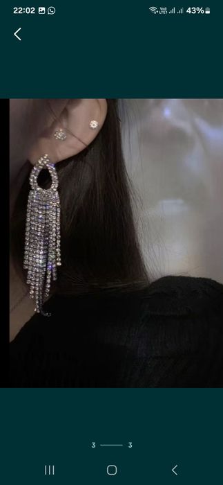 Серьги длинные новые