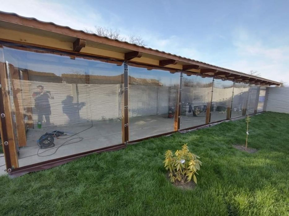 Folie transparenta PVC  terase si foisoare, folii terasa