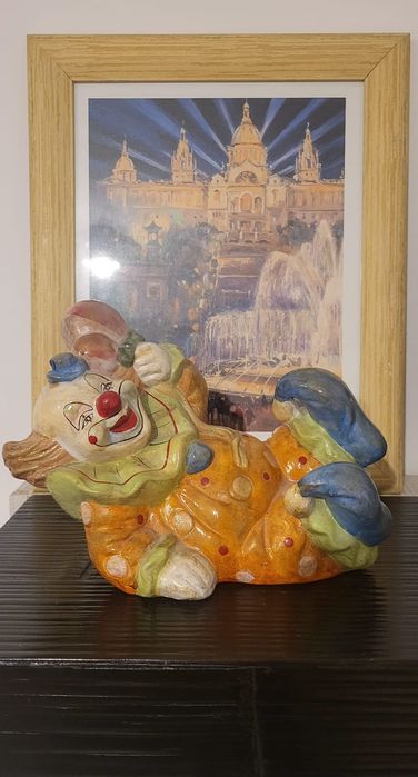 Pușculită ceramică clovn