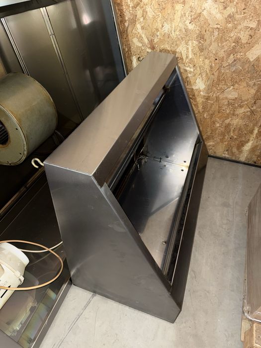 Hota perete inox  1000  x 800 x 450 h cu exhaustor 600 mc