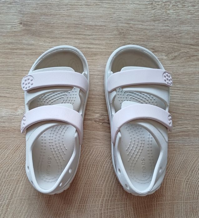 Детски сандали Crocsи пантофи Zara бежово 28/29 размер