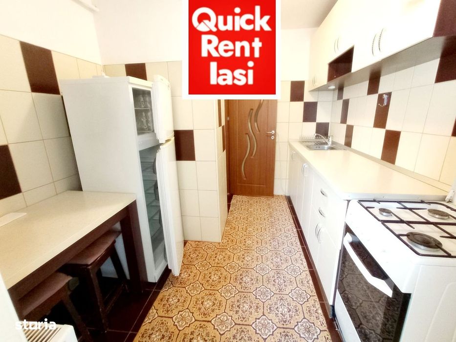 Central Apartament 1Camera Pentru 1-2Fete UMF/UAIC/ASACHI 350eur
