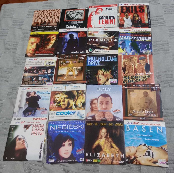 Lot 20 buc. DVD filme audio engleza subtitrat poloneza