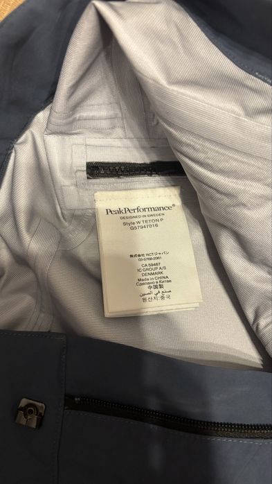 Pantaloni Peak Performance Teton GoreTeax 2L Shell