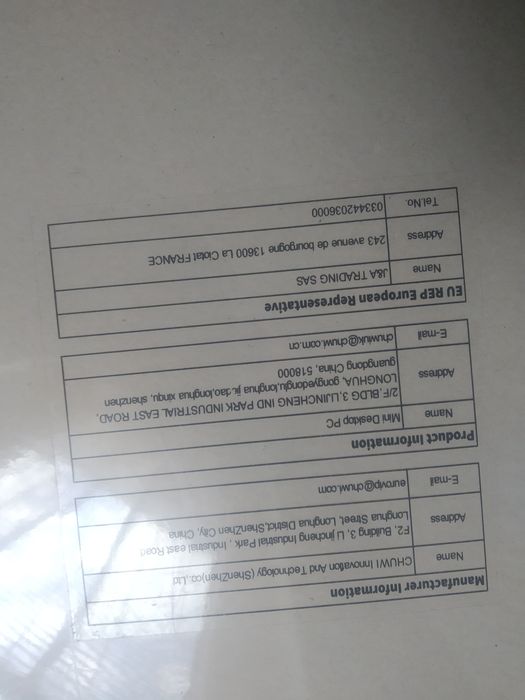 Chuwi herobox pro minipc