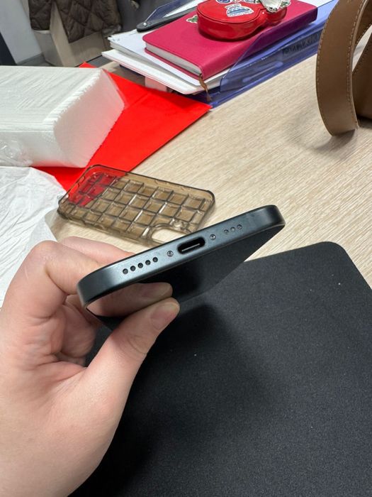 Apple iphone 16, black, 128 gb