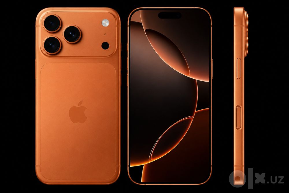 IPHONE 17 Pro Max ORANGE eSim+eSim 512 Gb BATARE 100% 44 SIKL AYFON 17