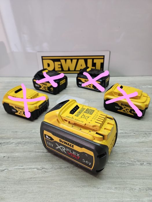 Dewalt Батерия 18V-54V 9Ah.