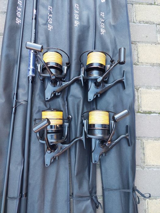 Set crap prologic, 4 mulinete element fd 7000xd, 4 lansete c series 3.60m 3,5lb