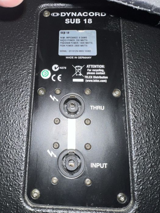 Dynacord Sub 18.