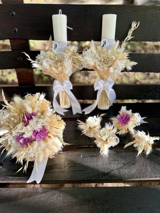 Buchet mireasa și concarda mire