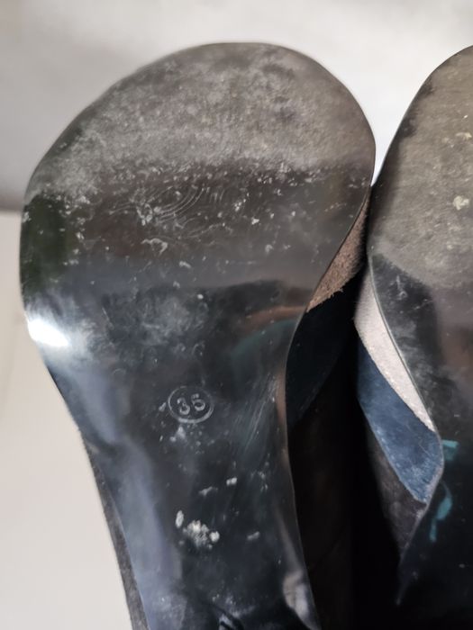 Pantofi piele naturala cu platforma ascunsa