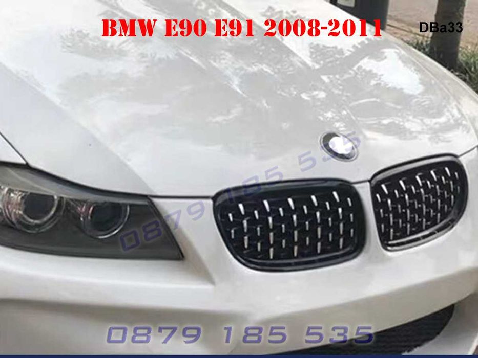 Бъбреци тип диамант BMW 3 E90 E91 тунинг грил решетки диамантени е90