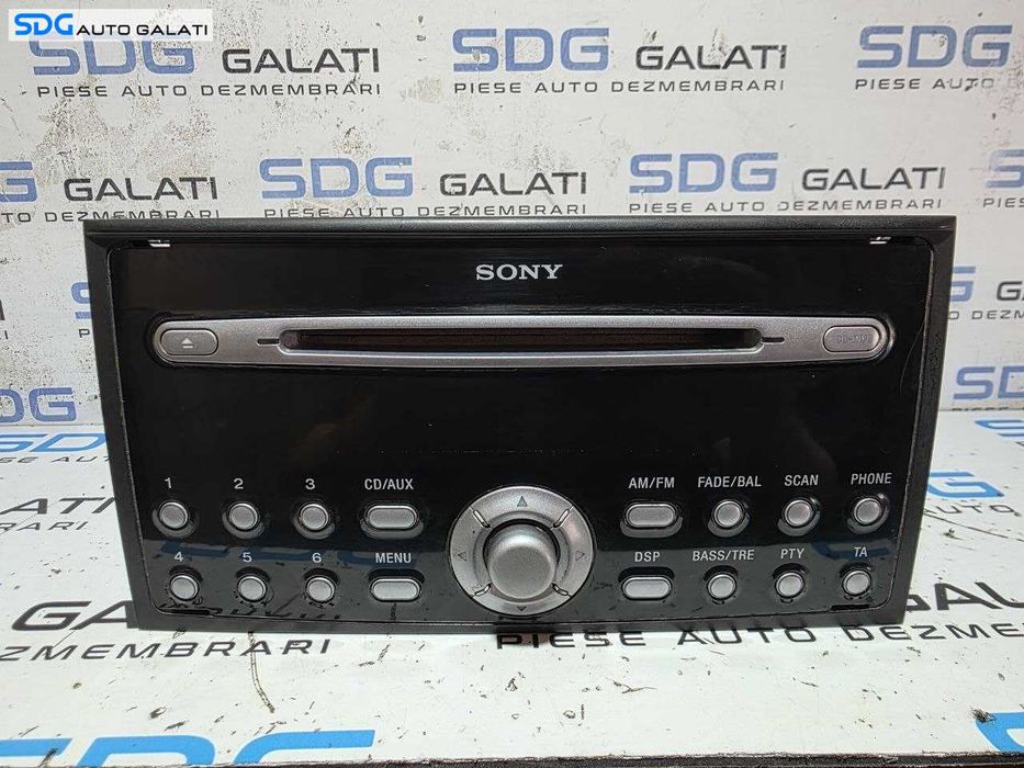 Radio CD Player Sony Ford Focus 2 2004 - 2010 Cod 4M5T-18C815-BJ [N6902]