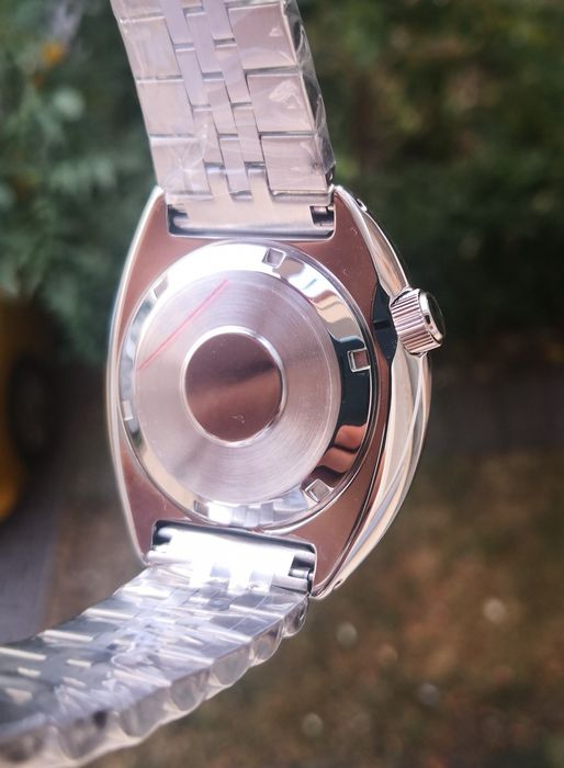 Ceas automatic Seiko Mod Turtle Pepsi Waffle Dial Prospex 200m bratara metalica