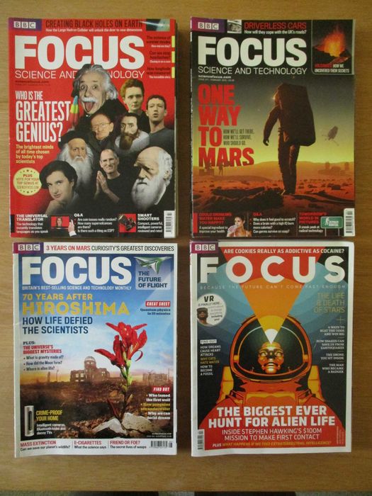 Colecție reviste BBC Focus, 2014 - 2016, 28 numere, engleză