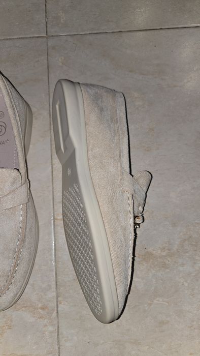 Бежово мокасини Givana