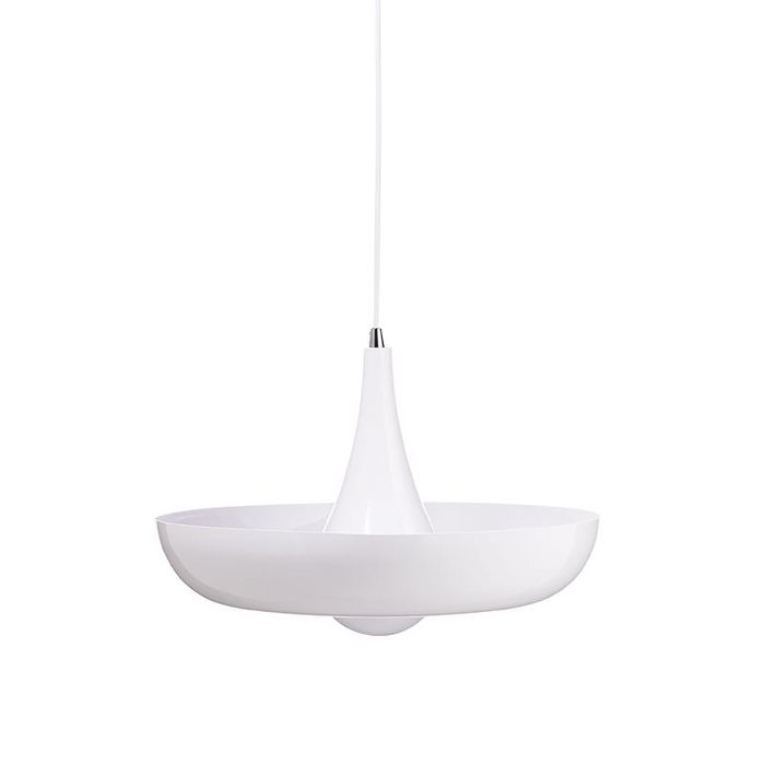 Pendul SOBRERO 1XE27 METALIC ALB Φ40ΧΗ120CM