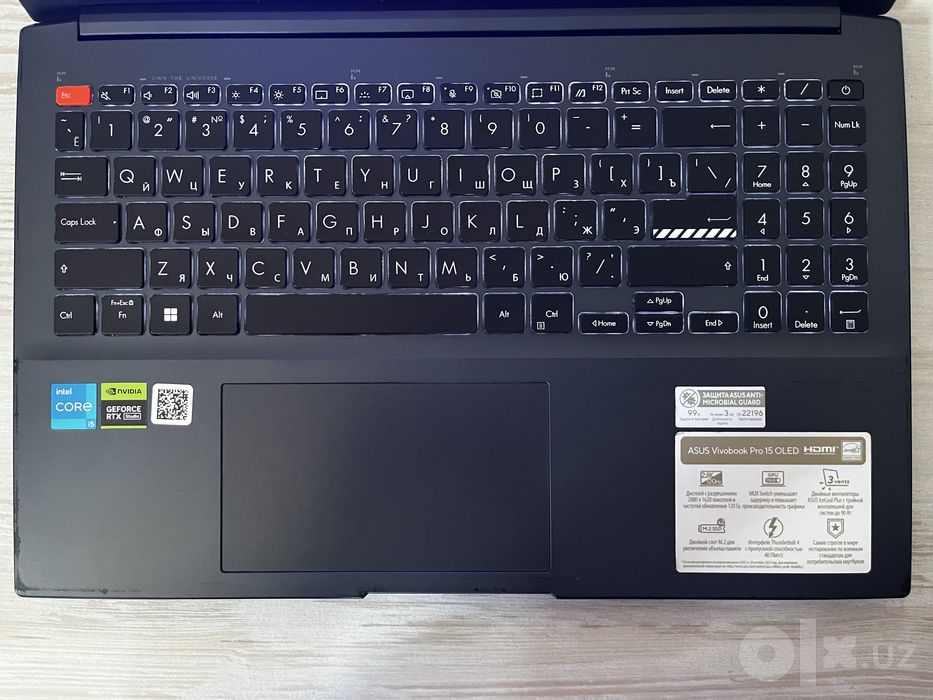 ASUS Vivobook Pro 15 OLED — RTX 4050, i5-13500H, 16/512 ГБ