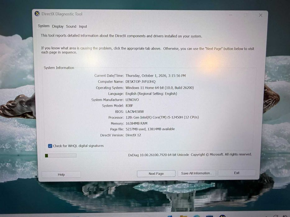 [9827] Laptop Lenovo Ideapad Slim 5 Intel Core i5-12450H / Amanet Tulcea