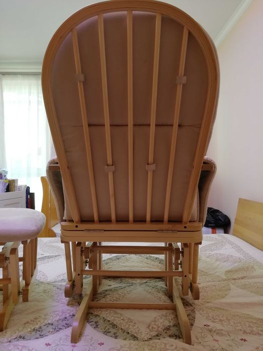 Регулируемо Кресло Фотьойл Люлеещ Стол Кърмене Tutti BambiniТабуретка